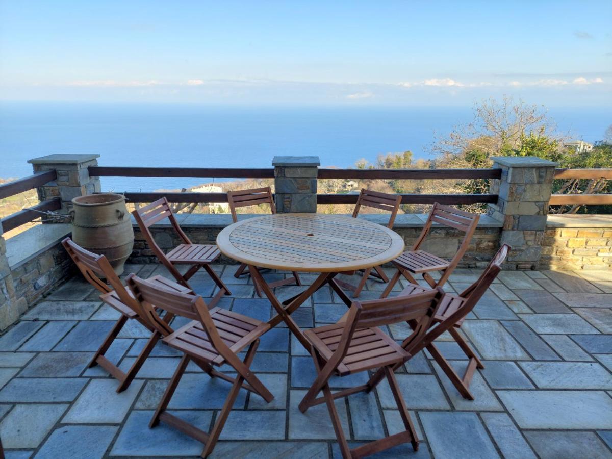 Θαλλώ Luxurious Villa Tsagarada Exteriér fotografie