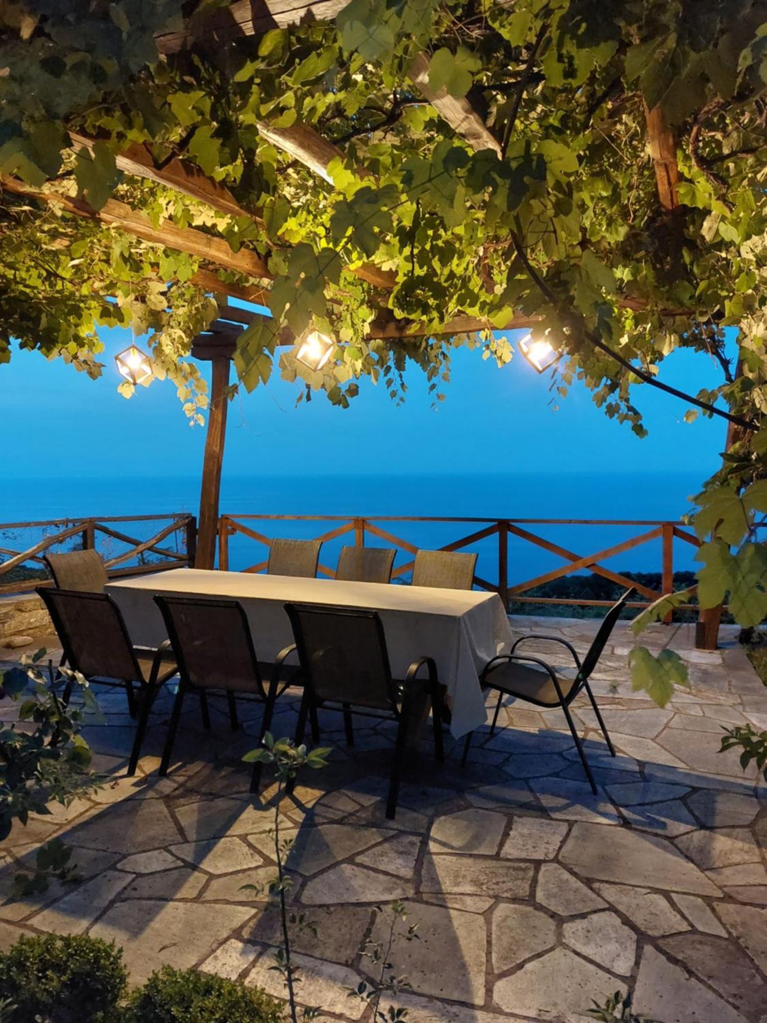 Θαλλώ Luxurious Villa Tsagarada Exteriér fotografie